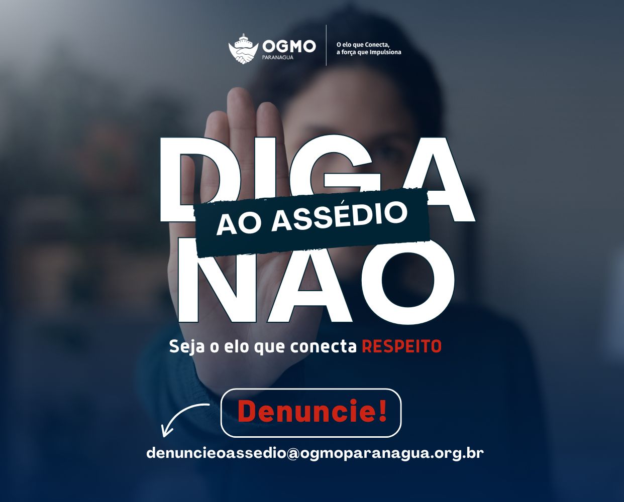 OGMO/Paranaguá reforça a conscientização pelo respeito às mulheres